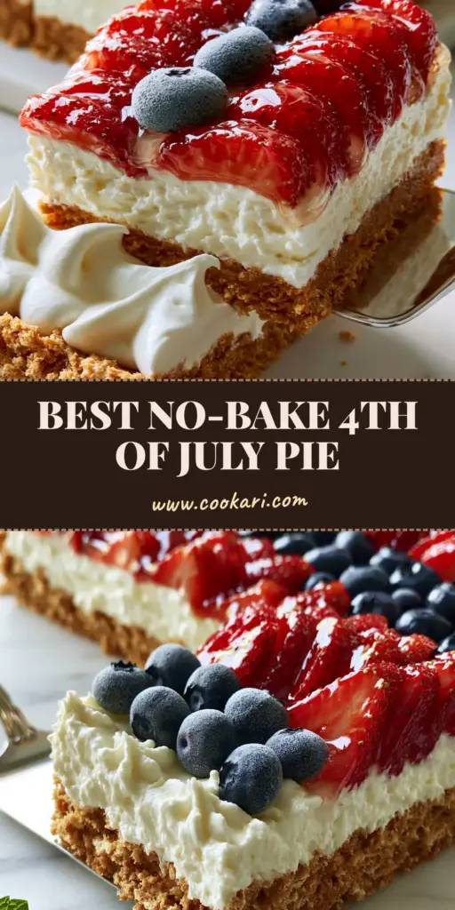 4th of July Pie: The Ultimate Red, White, and Blue Slab Pie 4 A stunning high-angle photo of a 4th of July pie slab with red strawberries and blue berries arranged like a flag.