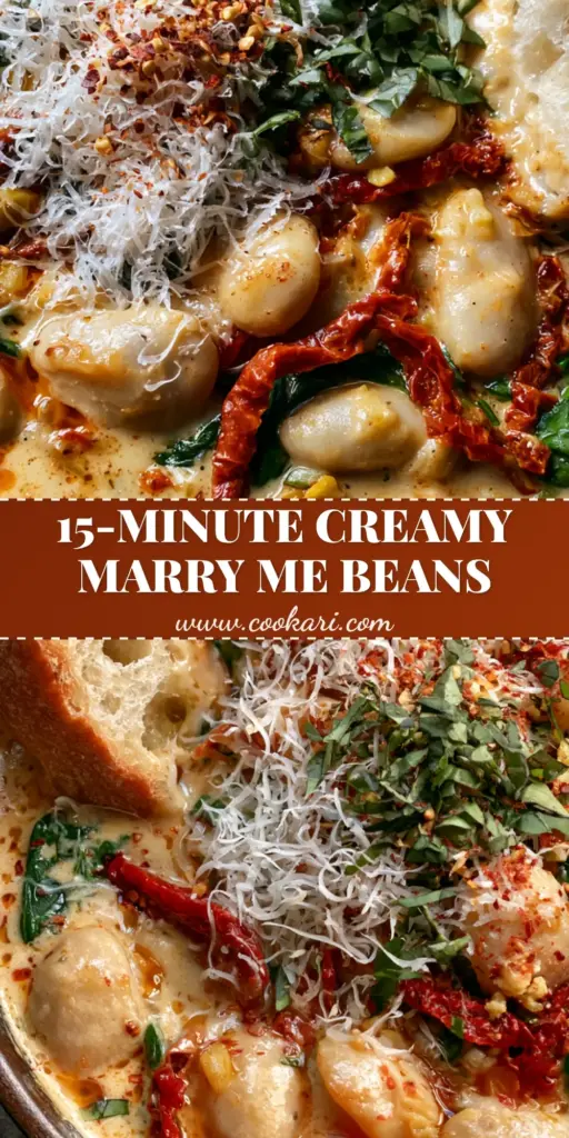 A tall Pinterest pin image showing a macro view of Sun-Dried Tomato Pasta Salad in a rustic bowl with glossy reddish-orange dressing, pine nuts, and basil.