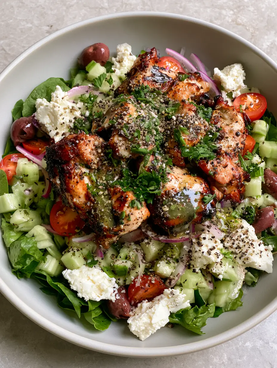 Close-up of a Quinoa salad recipe showing the fluffy texture of grains mixed with diced cucumbers and halved cherry tomatoes.