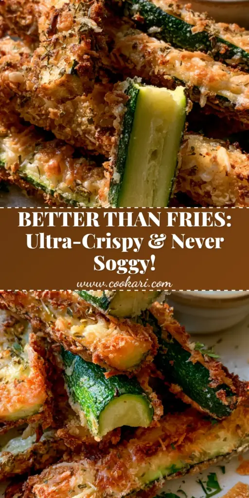 A tall stack of ultra-crispy parmesan zucchini rings with a golden panko crust and a side of creamy garlic aioli on a stone plate.